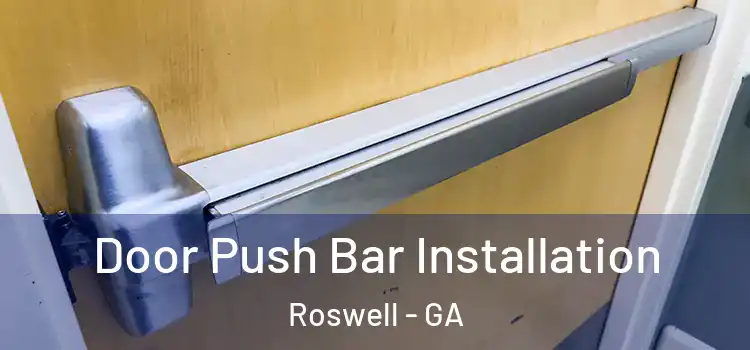  Door Push Bar Installation Roswell - GA