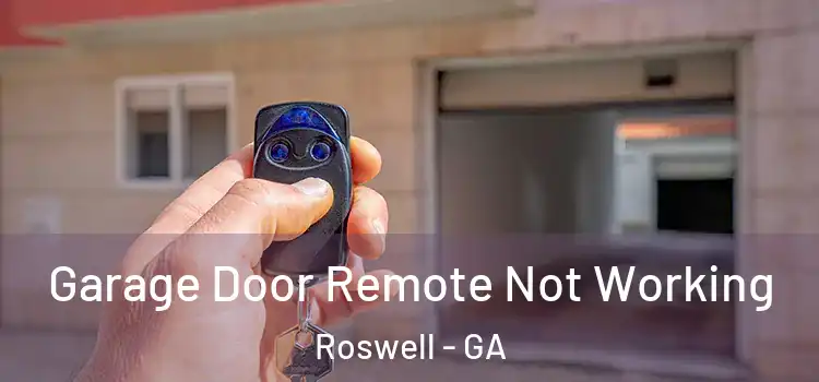  Garage Door Remote Not Working Roswell - GA