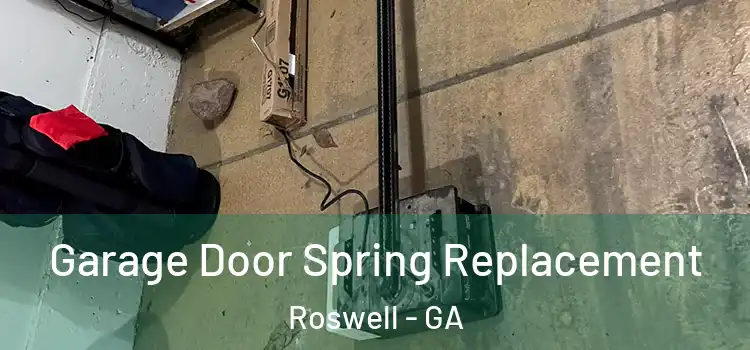  Garage Door Spring Replacement Roswell - GA