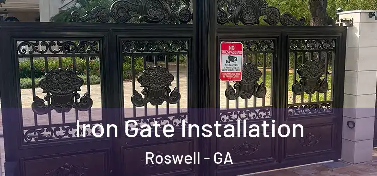  Iron Gate Installation Roswell - GA